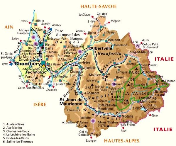 Les départements et leur histoire - Savoie - 73 -