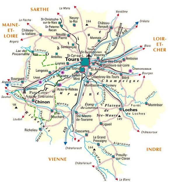 Les departements et leur histoire - L'indre et Loire - 37 -