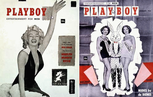 Années 50 - Hugh Hefner créait Playboy  -
