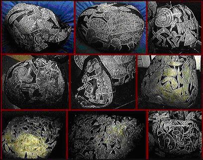 Paléontologie - Pierres d'Ica - Figurines d'Acambaro - 