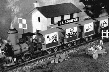 Années 50 - Le petit train rébus -