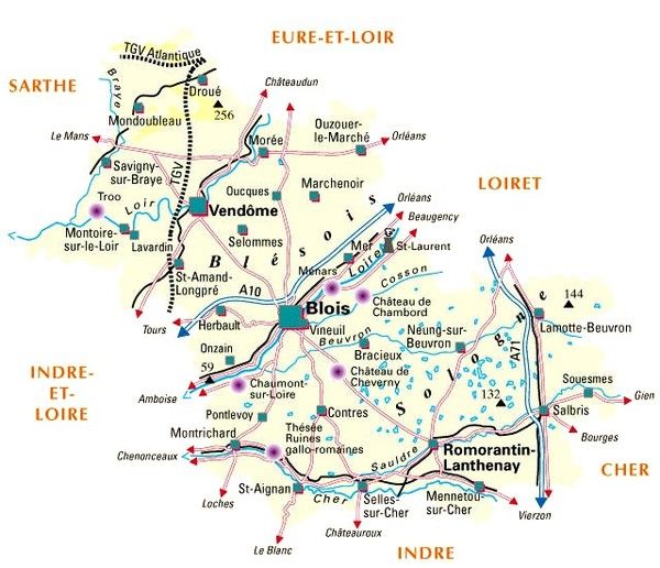 Les départements et leur histoire - Loir-et-Cher -41