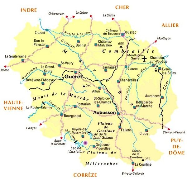Les départements-(histoire)- La Creuse - 23 -
