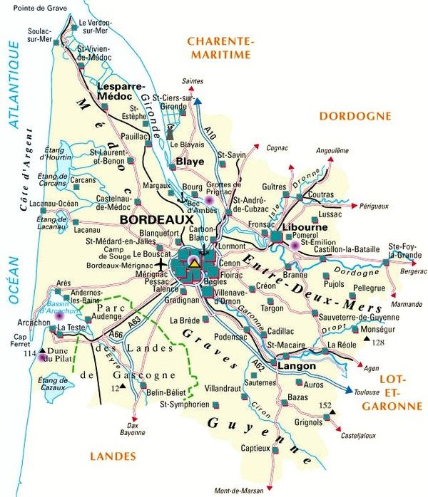 Les départements et leur histoire - La Gironde - 33 -