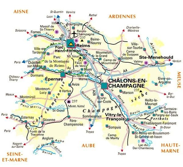 Les départements et leur histoire - Marne - 51 -