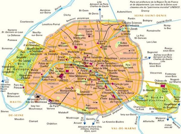 Les départements et leur histoire - Paris - 75 -
