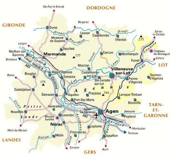 Les départements et leur histoire-Lot et Garonne-47-