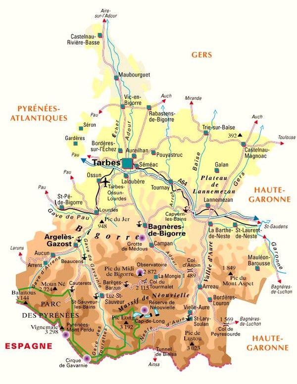 Les départements et leur histoire-Hautes-Pyrénées-65-